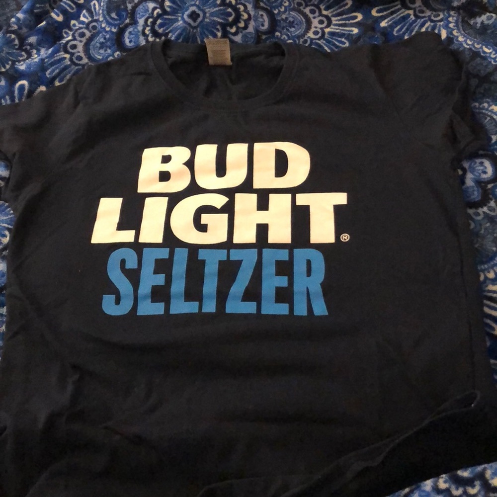 Navy Bud Light Seltzer Tee